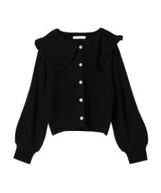 Green Parks ・Ｐｅｔｉｔ　Ｆｌｅｕｒ　ビッグカラーニットカーデ