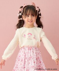 ANY KIDS 【マイメロディ＆クロミ×ANY KIDS】長袖Tシャツ エクリュ×マイメロディ