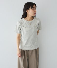 CRAFT STANDARD BOUTIQUE 2点セット/ボーダーキャミ+Tシャツ