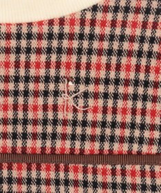 組曲 KIDS 【90-100㎝】チェックジャガード ワンピース