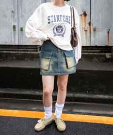 WEGO カレッジプリントスウェット