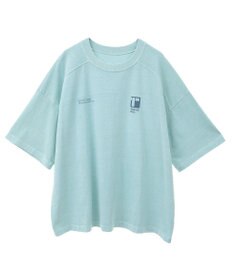 AMERICAN HOLIC 【WEB限定】ピグメント5分袖ロゴプルオーバー