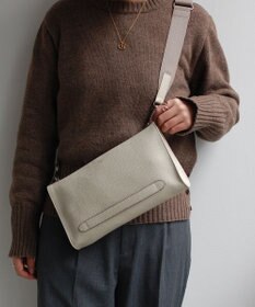 blancle シュリンクレザー クラッチショルダー