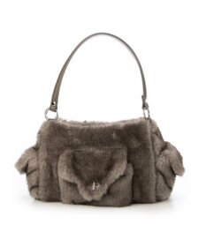 UNBILLION カシュカシュ cachecache / フェイクファーフラップポケット付き2wayショルダー