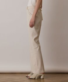 GRACE CONTINENTAL リネンサテンフレアパンツ