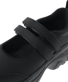 Green Parks ・ｒｉｃｈ　ｂｌｕｅ　厚底ストラップスニーカー