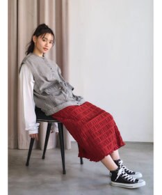 Green Parks ・ＥＬＥＮＣＡＲＥ　ＤＵＥ　ノーカラーデニムベスト