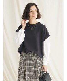 CRAFT STANDARD BOUTIQUE 起毛ワッフルレイヤード風プルオーバー