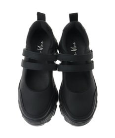 Green Parks ・ｒｉｃｈ　ｂｌｕｅ　厚底ストラップスニーカー