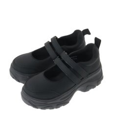 Green Parks ・ｒｉｃｈ　ｂｌｕｅ　厚底ストラップスニーカー