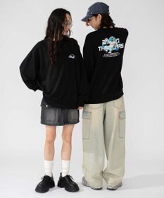 WEGO 【2025年秋冬新作/SMLXLサイズ展開/ユニセックス着用ITEM】アソートグラフィックプルオーバー