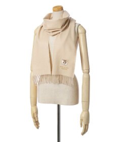 MOONBAT PAUL & JOE ACCESSOIRES ヌネットワッペン付きプレーンムースタッチマフラー（パッケージ入り）