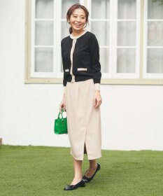 Feroux バイカラー カーディガン