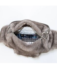 UNBILLION カシュカシュ cachecache / フェイクファーフラップポケット付き2wayショルダー