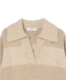 JOSEPH ブラッシュドストライプニット