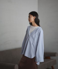 CRAFT STANDARD BOUTIQUE フーディーオーバーサイズシャツ