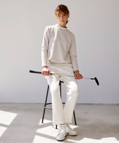 23区GOLF カラバリ豊富な8色展開【23Fondation/WOMEN】長袖 モックネックシャツ