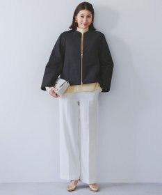 自由区 L 【WEB限定カラーあり・洗える】ウールカシミヤブレンドハイネック ニット