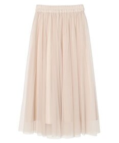 earth music&ecology チュールフレアスカート