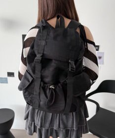 WEGO 【ユニセックス着用ITEM】3ポケットフラップリュック