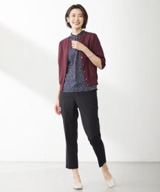 J.PRESS LADIES 【洗える】トロストレッチ テーパード パンツ