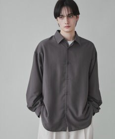 WEGO 【ユニセックス着用ITEM/SMLサイズ展開/冷房対策/紫外線対策】シアーBIGシャツ