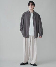 WEGO 【ユニセックス着用ITEM/SMLサイズ展開/冷房対策/紫外線対策】シアーBIGシャツ