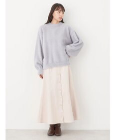 earth music&ecology ロングシャギーハイネックプルオーバー