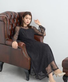 earth music&ecology SET2点レースワンピース＋キャミワンピース