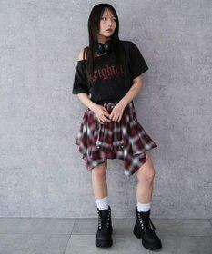 WEGO 2WAYオフショルショートT