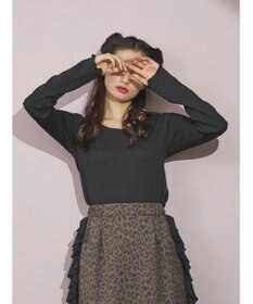 Green Parks ■ＥＳＣＡＲ　Ｕネッククレープカットプルオーバー