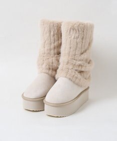 WEGO 【暖かい】2wayムートンタッチブーツ