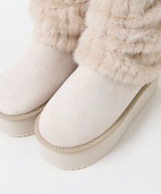 WEGO 【暖かい】2wayムートンタッチブーツ