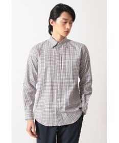 DAKS SIDGRAS ポプリンミニチェックシャツ