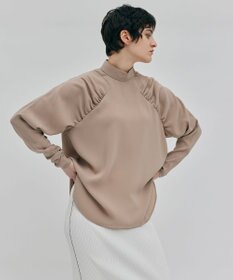 BEIGE， 【洗える】FLEUR / ギャザーブラウス