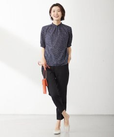 J.PRESS LADIES 【洗える】トロストレッチ テーパード パンツ