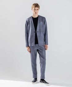 JOSEPH HOMME 新素材【ストレッチ/光沢感】レザーライクジャージー　カーディガン