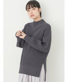 earth music&ecology マットベロアモールチュニック