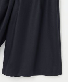 自由区 【洗える】ウォッシャブルウールサキソニーキュロット パンツ