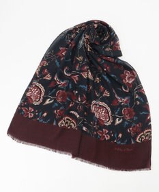 JOSEPH ABBOUD 【イタリアHolliday&Brown社製】フラワーパターン ストール