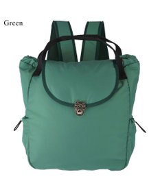 tsumori chisato CARRY ネコメタル リュック 手提げ ハンドバッグ 2way