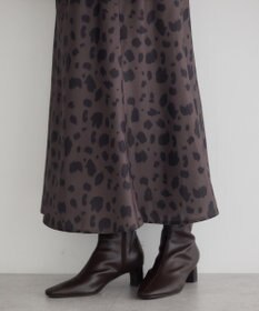 YECCA VECCA アニマル柄プリントマーメイドスカート