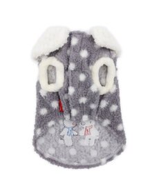 PET PARADISE リサとガスパール 水玉ボアベスト 小型犬