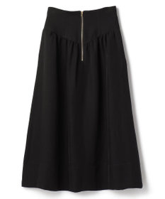 BEIGE， BERNARD / リネン混 ゴールドジップ ハイウエススカート