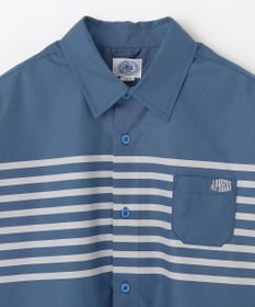 J.PRESS KIDS 【140-170cm】TCブロード パネルボーダープリント シャツ