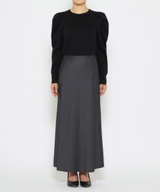 uncrave 【洗える】サテン フレアスカート（uncrave STANDARD）