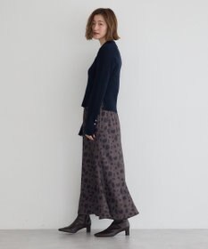 YECCA VECCA アニマル柄プリントマーメイドスカート