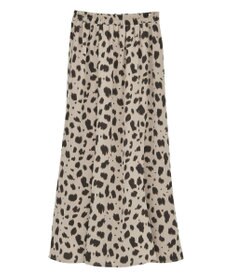 YECCA VECCA アニマル柄プリントマーメイドスカート