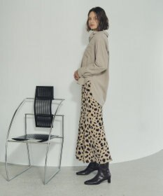 YECCA VECCA アニマル柄プリントマーメイドスカート