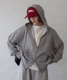 WEGO 【ユニセックス着用ITEM/MLサイズ展開】コンパクトフィットダブルZIPパーカー